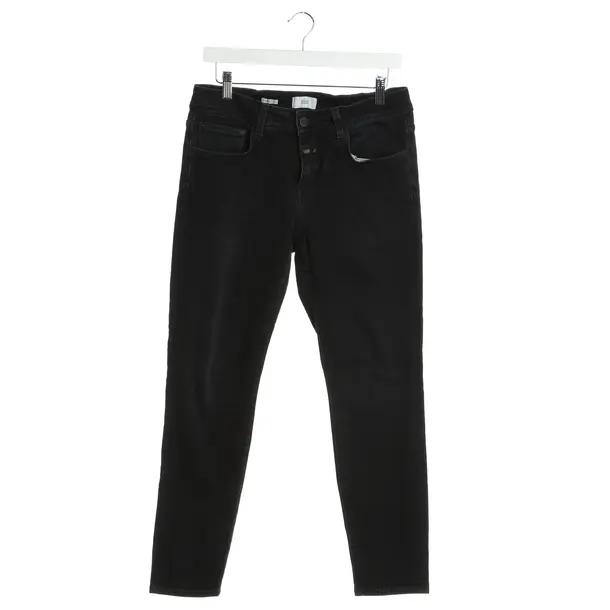Jeans Straight Fit in Schwarz, Baumwolle, Closed