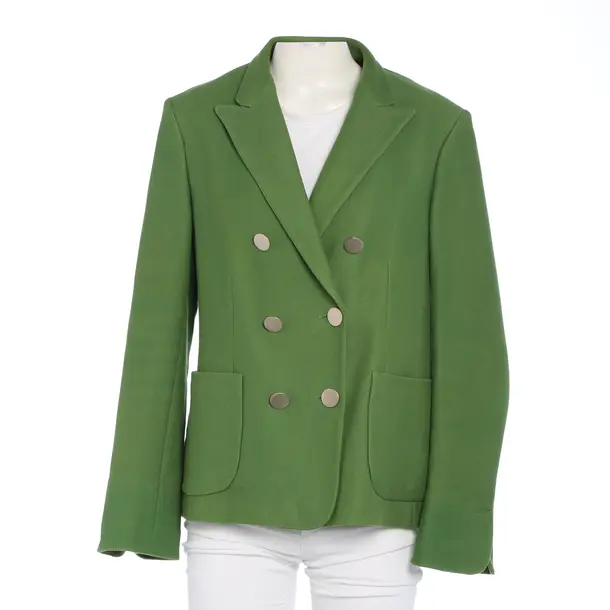 Blazer in Green, Cotton, Windsor