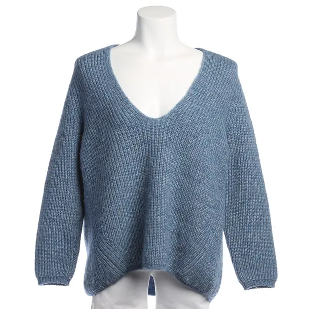 Pullover in Blau, Polyimid, Closed