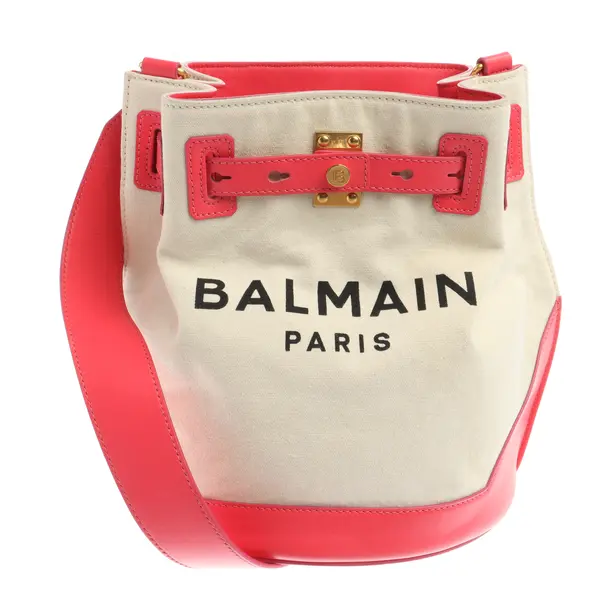 Shoulder Bag, in Multicolored, Cotton, Balmain