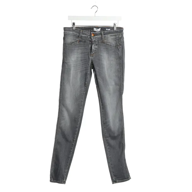 Jeans Slim Fit in Grau, Baumwolle, Closed