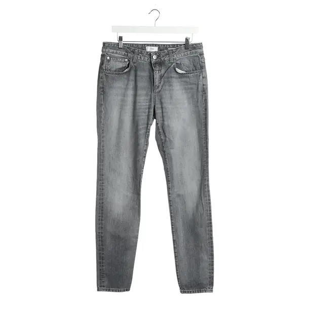 Jeans Straight Fit in Grau, Baumwolle, Closed
