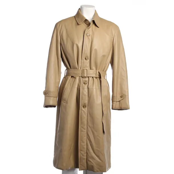 Ledermantel in Braun, Leder, Saint Laurent