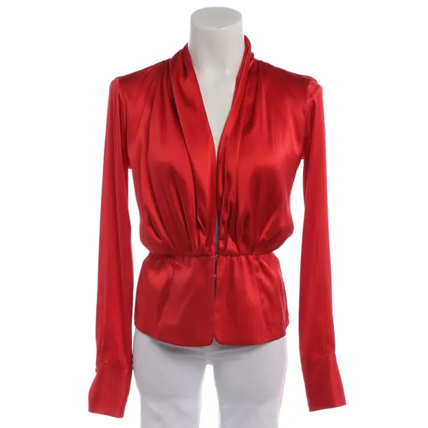 Bluse in Rot, Seide, Elisabetta Franchi