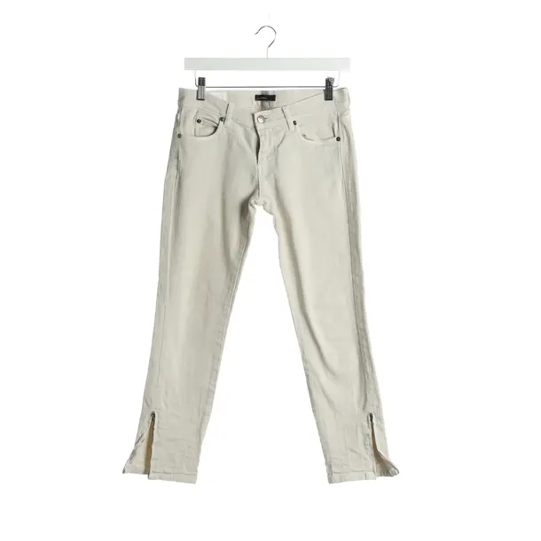 Jeans Straight Fit in Weiß, Baumwolle, Jil Sander