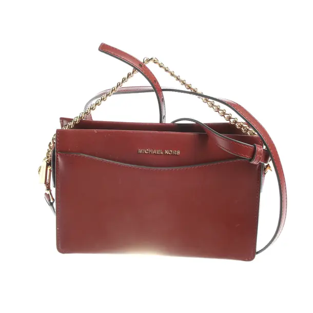 Schultertasche in Rot, Leder, Michael Kors
