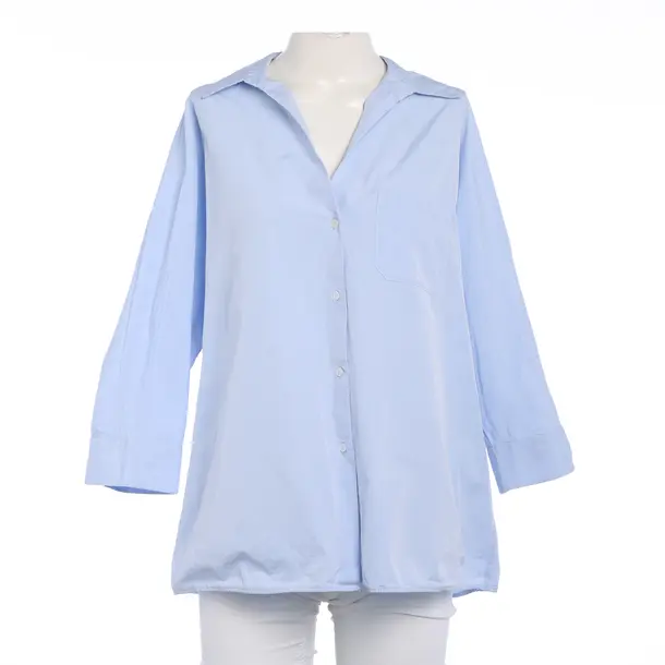Bluse in Blau, Baumwolle, Max Mara