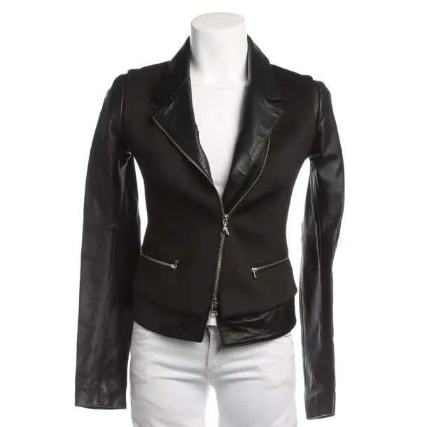 LeatherJacket in Black, Leather, Patrizia Pepe
