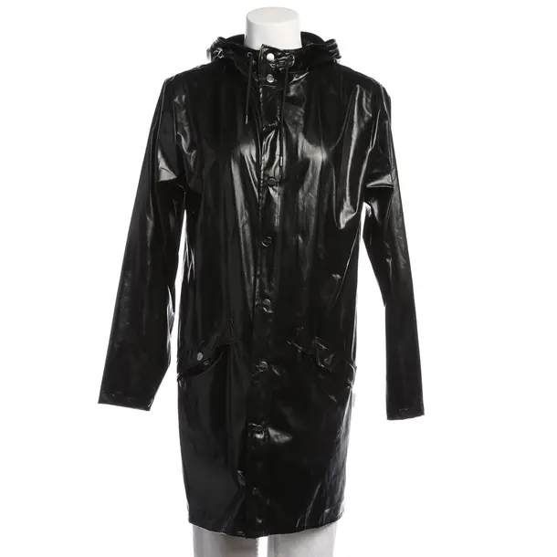 Summer Coat in Black, Polyester, Rains