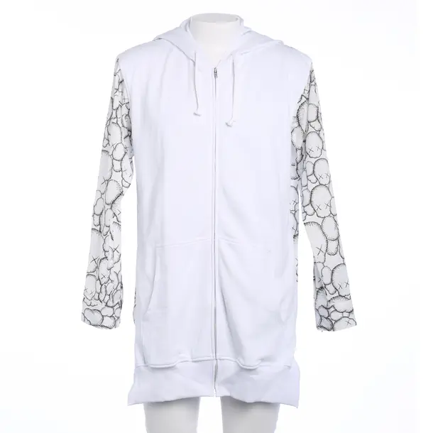 Sweatjacke in Weiß, Baumwolle, Comme des Garcons