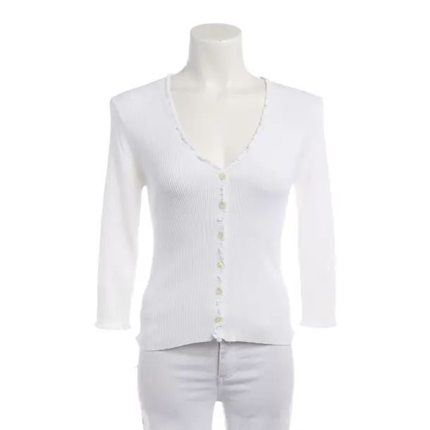 Strickjacke in Weiß, Polyester, Marc Cain
