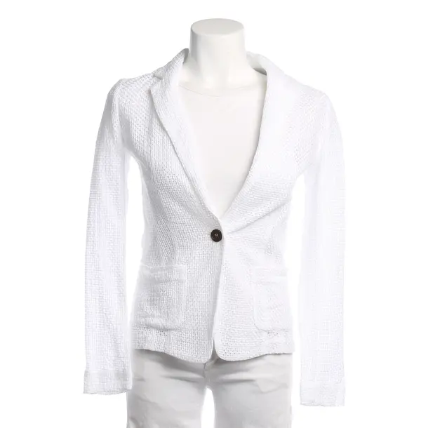 Blazer in Weiß, Baumwolle, Marc Cain