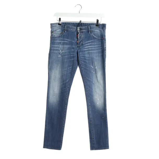 Jeans Straight Fit in Blau, Baumwolle, Dsquared
