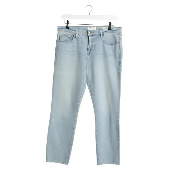 Jeans Straight Fit in Blau, Baumwolle, Frame
