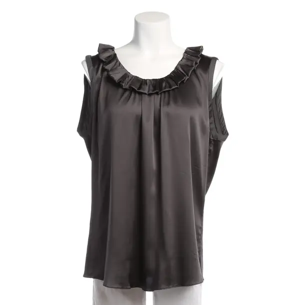 Top in Grau, Seide, Emporio Armani