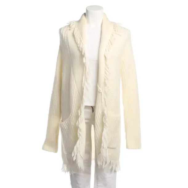 Strickjacke in Weiß, Wolle, Bloom