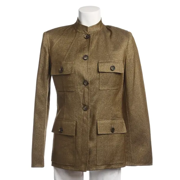 Blazer in Metallic, Wool, Céline