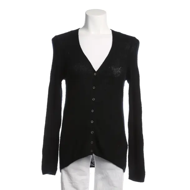 Strickjacke in Schwarz, Kaschmir, Malo