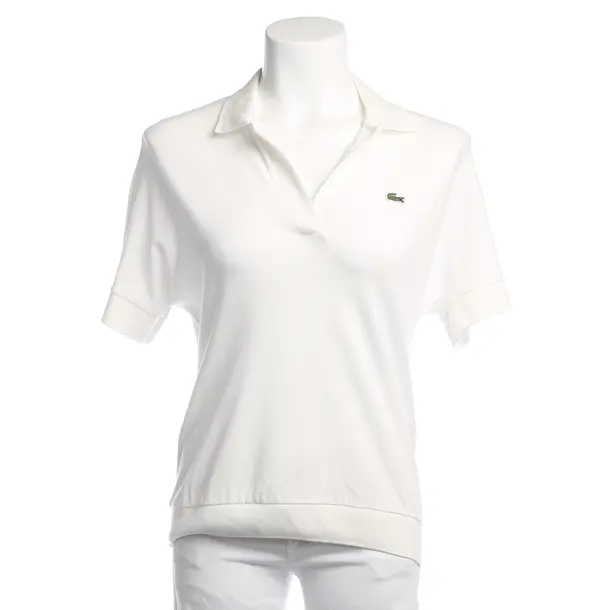 Poloshirt in Weiß, Baumwolle, Lacoste