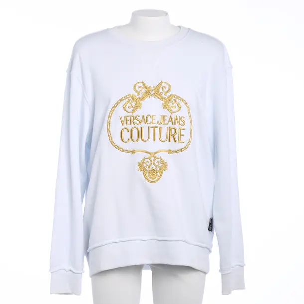 Sweatshirt in White, Cotton, Versace Jeans Couture