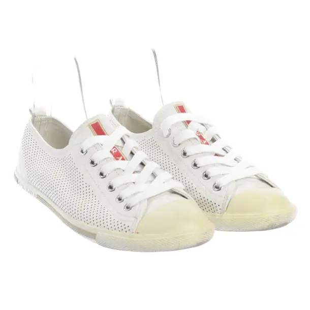 Sneakers in White, , Prada Linea Rossa