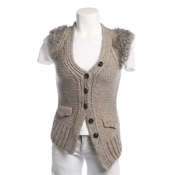 Vest in Brown, Wool, Drykorn