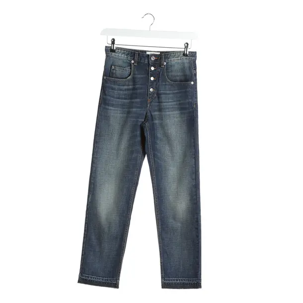 Straight Fit Jeans in Blue, Cotton, Isabel Marant Étoile