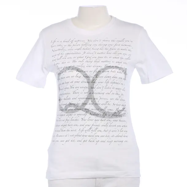 Shirt in Weiß, Baumwolle, Quantum Courage