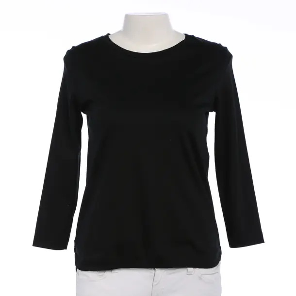 Long Sleeve Shirt in Black, Cotton, Windsor