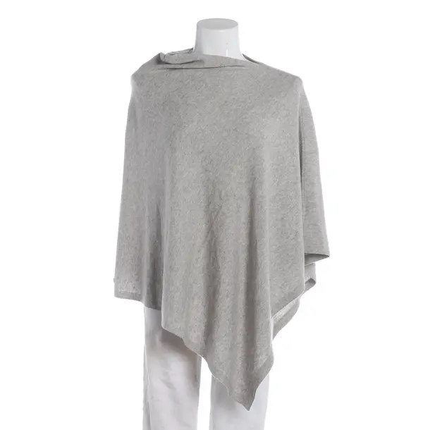 Poncho, in Grau, Wolle, Bogner