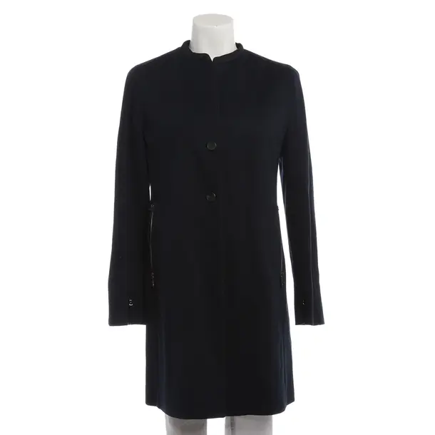 Mid-Season Coat in Blue, Wool, Bogner