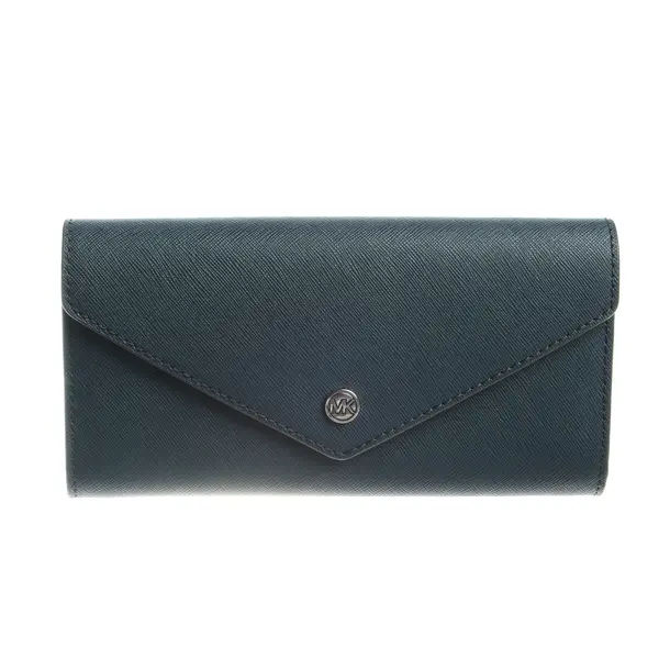 Geldbörse in Blau, Leder, Michael Kors