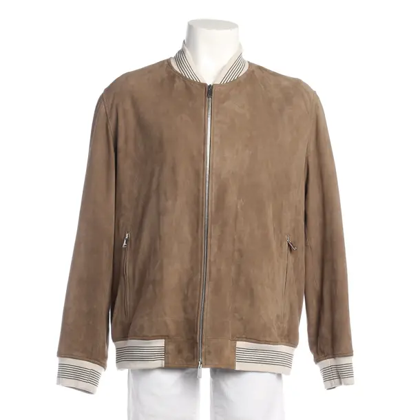 Lederjacke in Braun, Leder, Theory