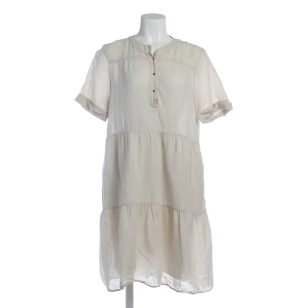 Kleid in Weiß, Leinen, 0039 Italy