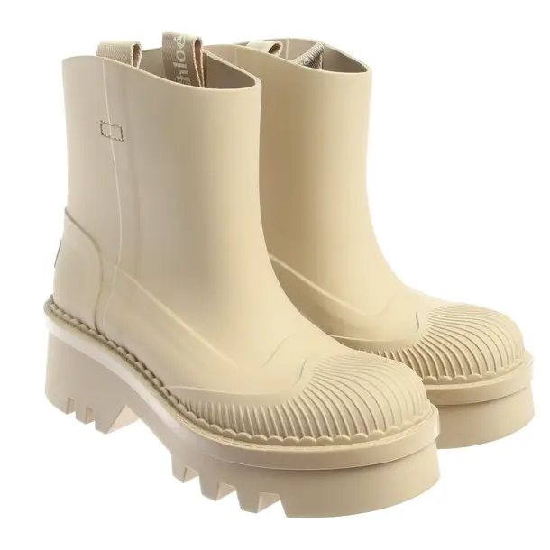 Stiefeletten in Weiß, , Chloé