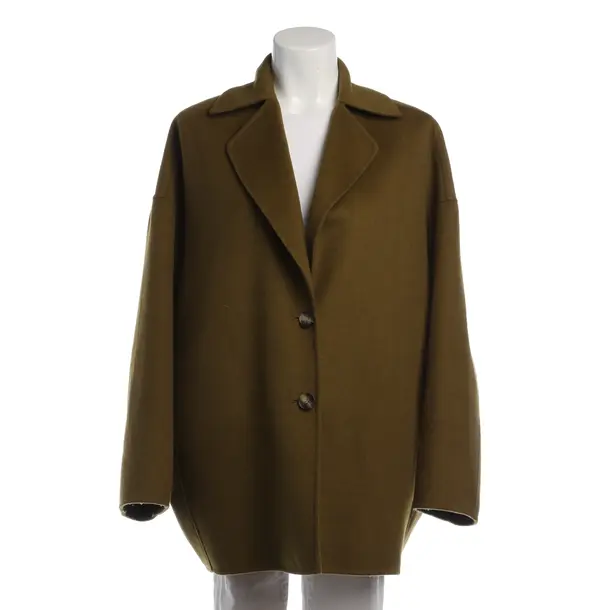 Mid-Season Jacket in Green, Wool, American Vintage