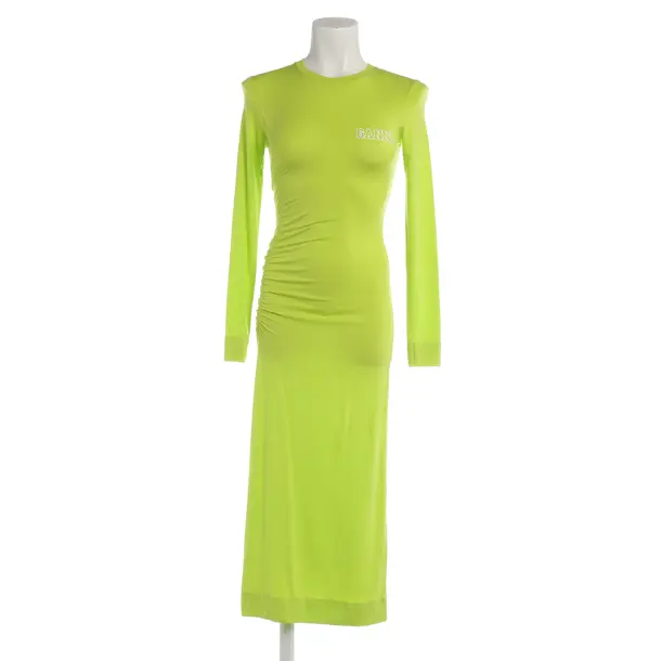 Kleid in Neon, Lyocell, Ganni
