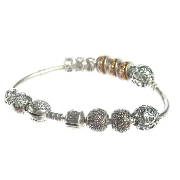 Bracelet in Metallic, 925 Sterling Silver, Pandora