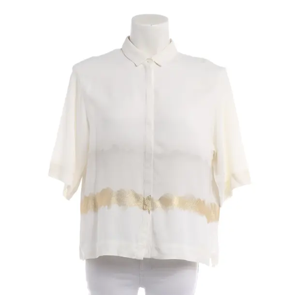Bluse in Weiß, Polyester, Fabiana Filippi