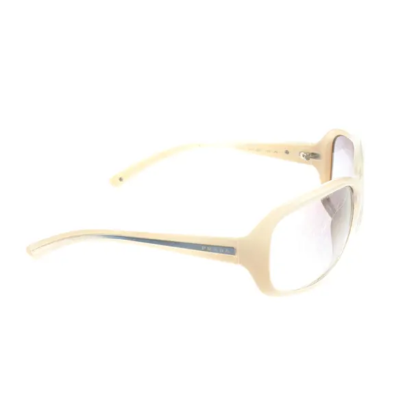 Sonnenbrille in Weiß, Kunststoff, Prada