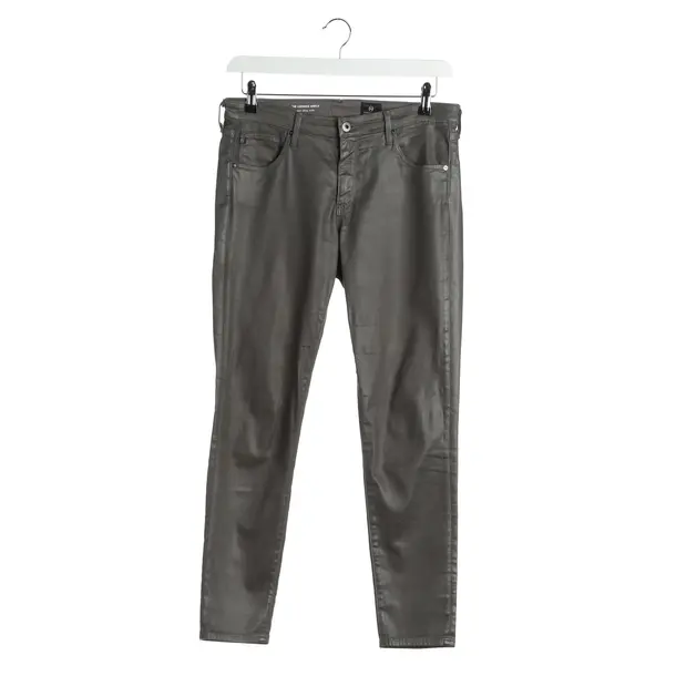 Skinny Jeans in Gray, Cotton, Adriano Goldschmied