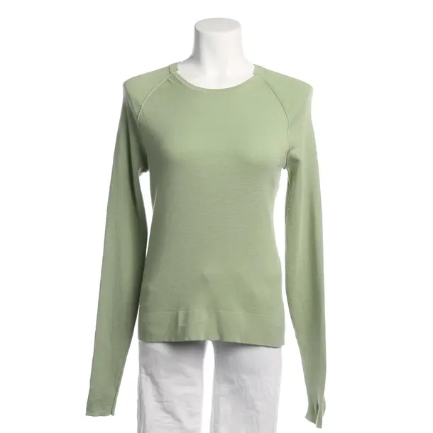 Jumper in Green, Wool, Closed