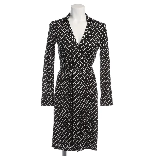 Kleid in Schwarz, Seide, Diane von Furstenberg
