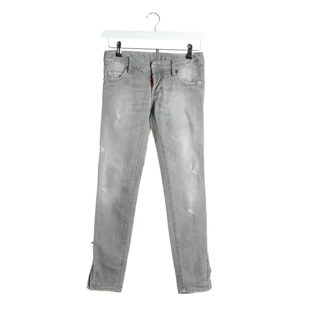 Jeans Slim Fit in Grau, Baumwolle, Dsquared