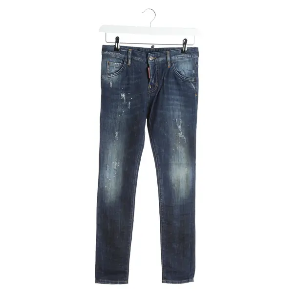 Jeans Slim Fit in Blau, Baumwolle, Dsquared