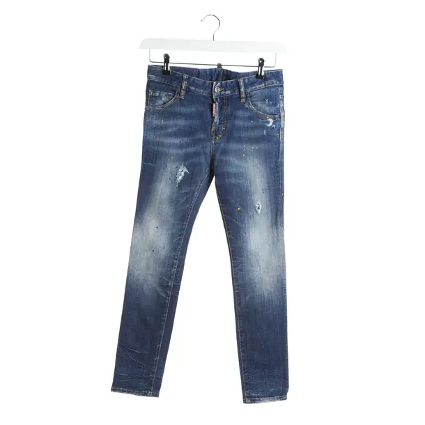 Jeans Slim Fit in Blau, Baumwolle, Dsquared