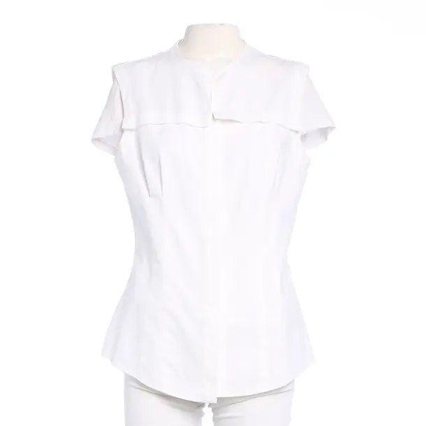 Weste in Weiß, Baumwolle, Alexander McQueen
