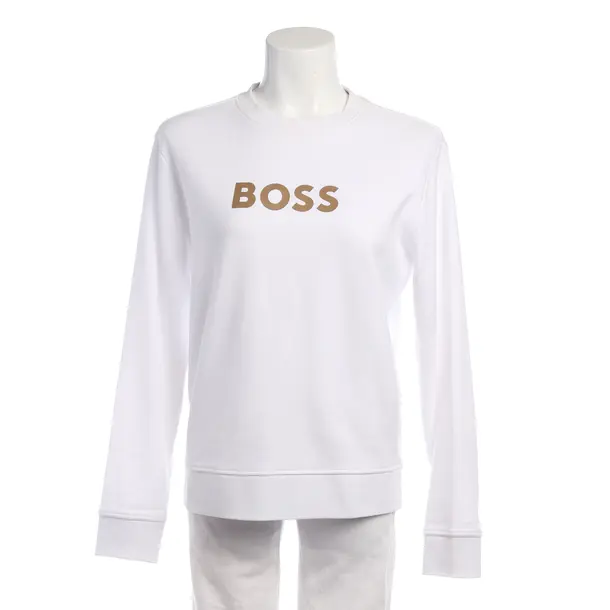 Sweatshirt in White, Cotton, Hugo Boss