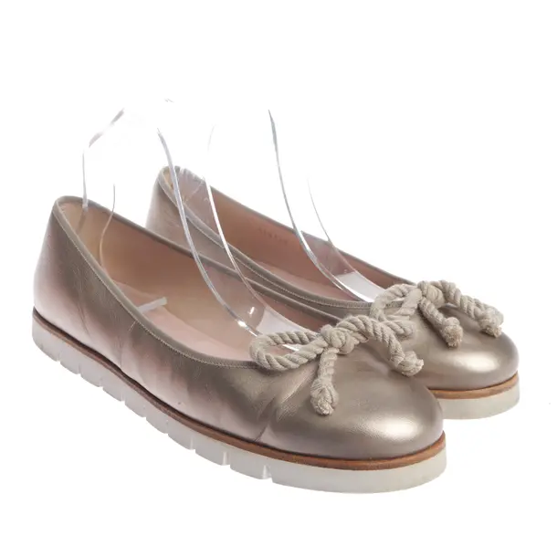 Ballet Flats in Metallic, , Pretty Ballerinas