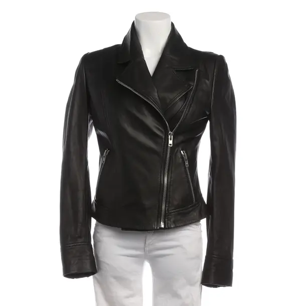 LeatherJacket in Black, Leather, Drykorn